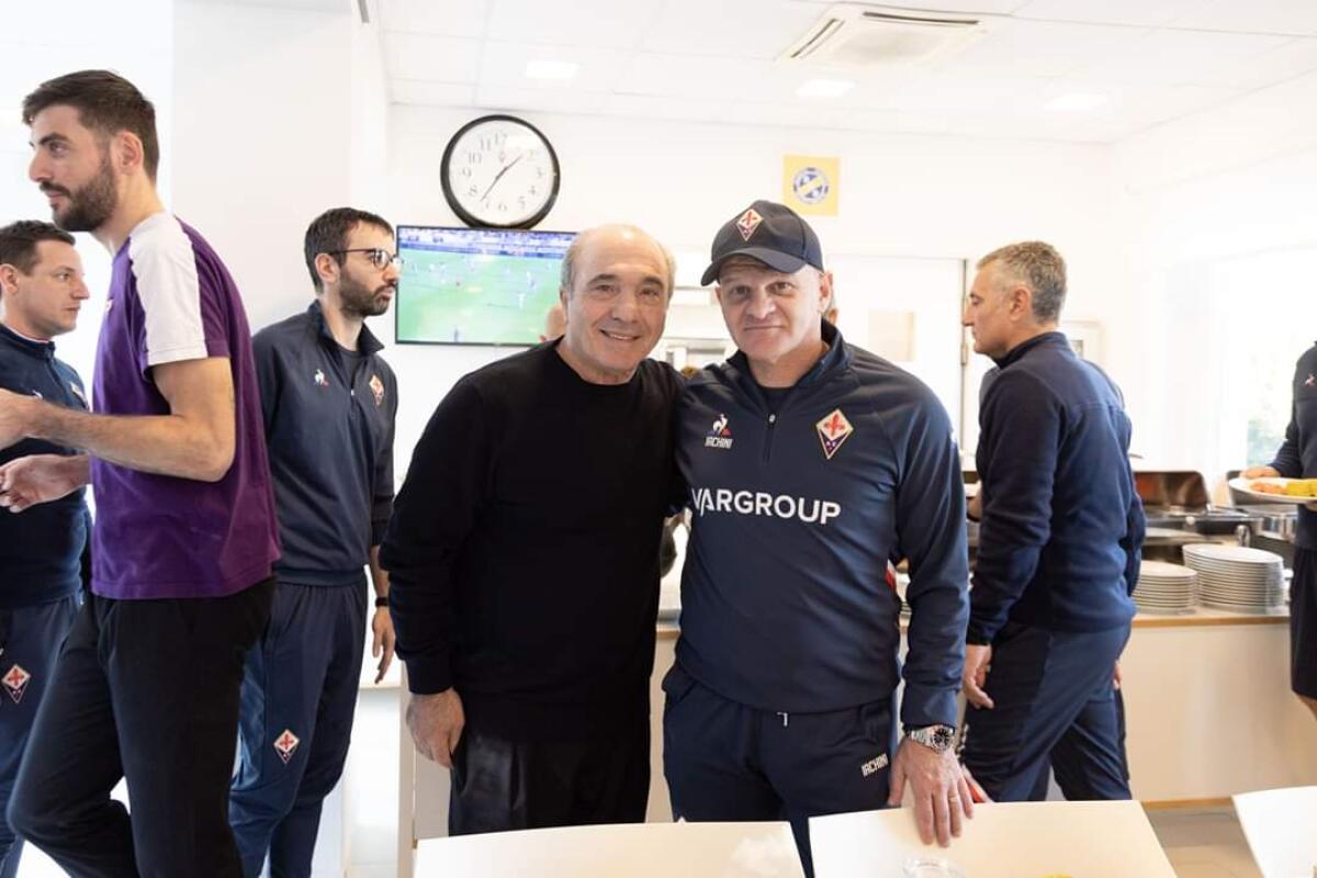 Gazzetta, Commisso e la lunga telefonata ricca di elogi a Iachini dopo il Bologna - Foto dal profilo social della Fiorentina
