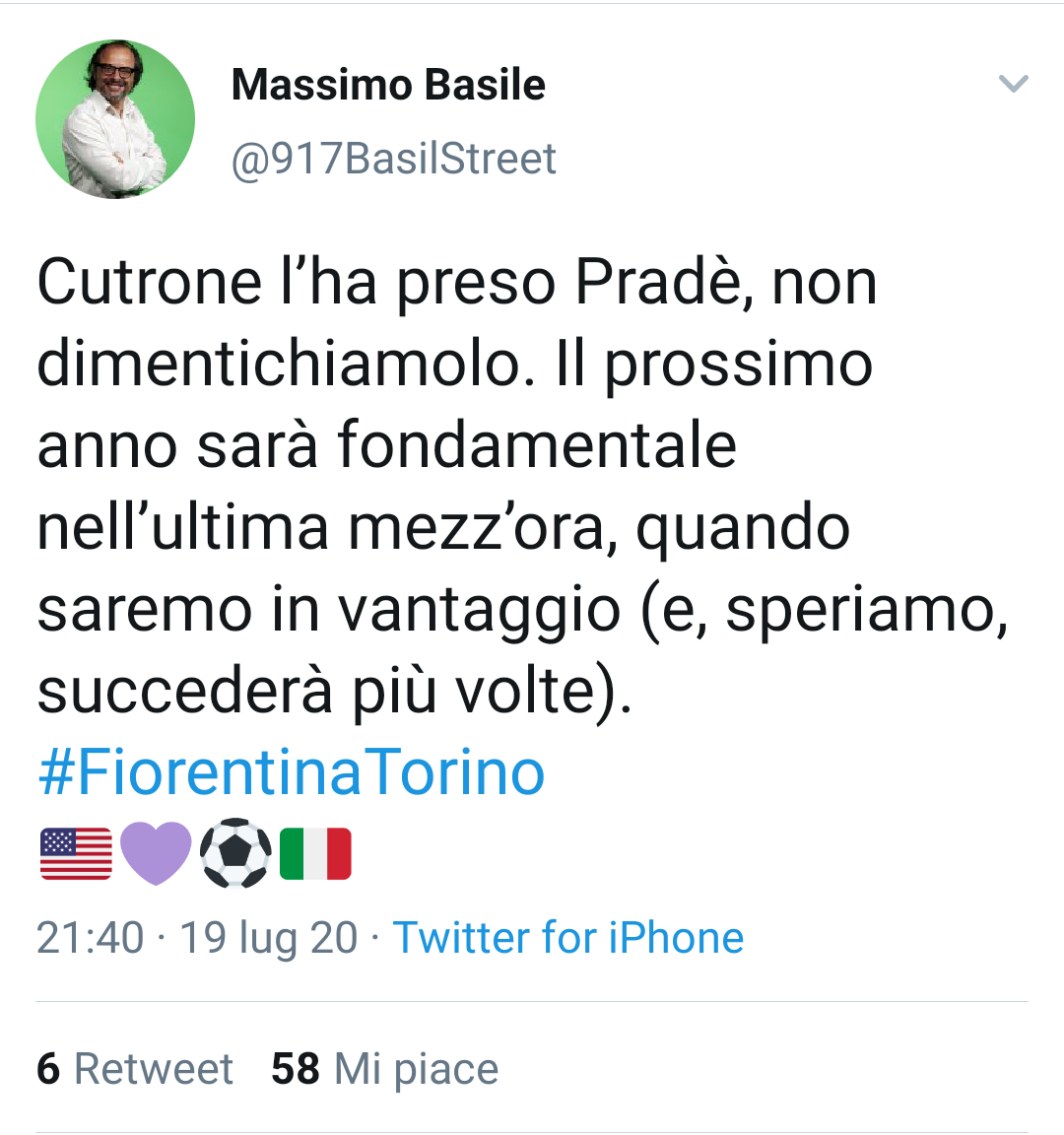 Basile: "Cutrone l'ha preso Pradè non dimentichiamolo. Il prossimo anno..."