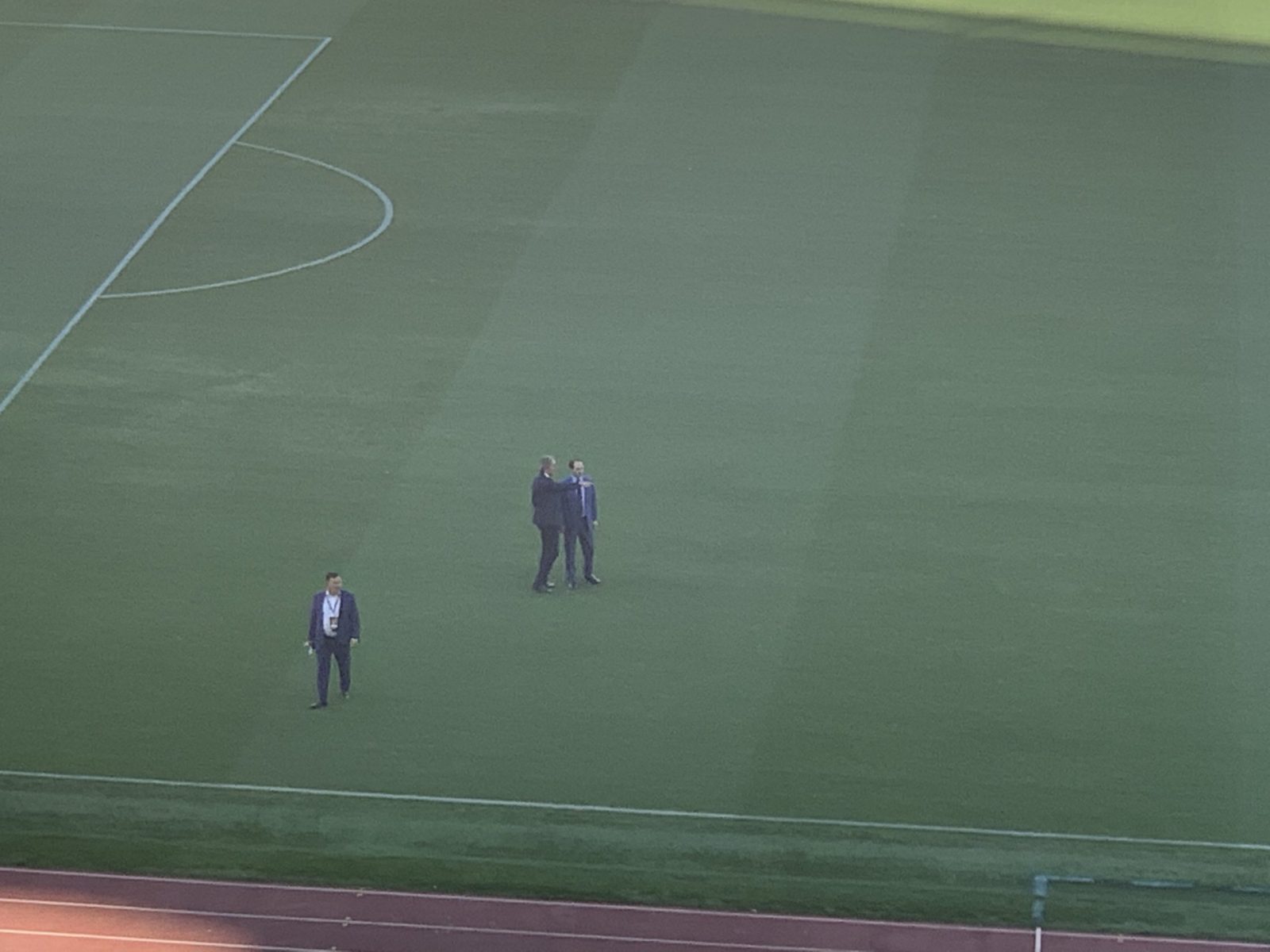 Fiorentina arrivata all'Olimpico per la sfida contro la Roma. Presenti anche Barone e Commisso Jr