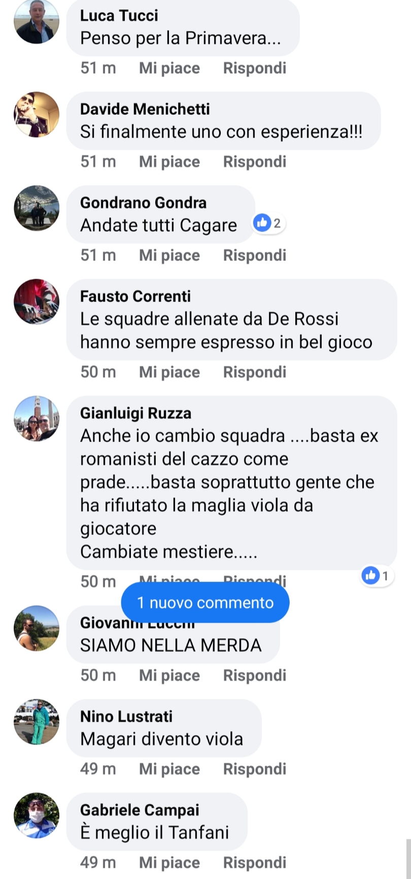 De Rossi nuovo allenatore della Fiorentina? I tifosi viola esplodono sui social "Ridimensionamento"