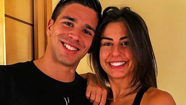 Giovanni Simeone con la sua fidanzata fiorentina Giulia Coppini