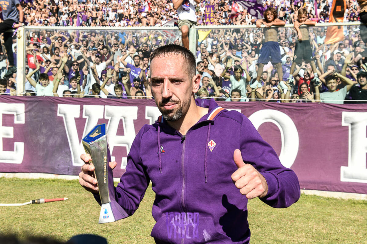 Frey a Ribery: "Senza l'infortunio saresti stato il migliore della Serie A" - Firenze, stadio A.Franchi, 06.10.2019, Fiorentina-Udinese, foto Fiorenzo Sernacchioli. Copyright Labaroviola.com