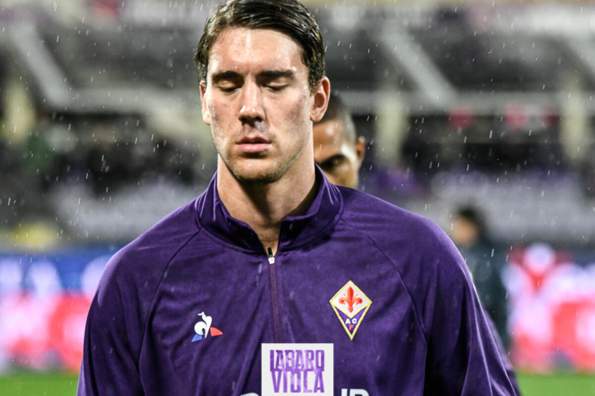 (FOTO): Vlahovic sbaglia il gol del 4-2: troppa la delusione, elimina tutte le foto di Instagram - Firenze, stadio Artemio Franchi, 20.12.2019, Fiorentina-Roma, Foto Fiorenzo Sernacchioli. Copyright Labaroviola.com