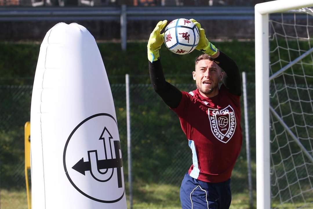 Michele Cerofolini in azione durante la preparazione