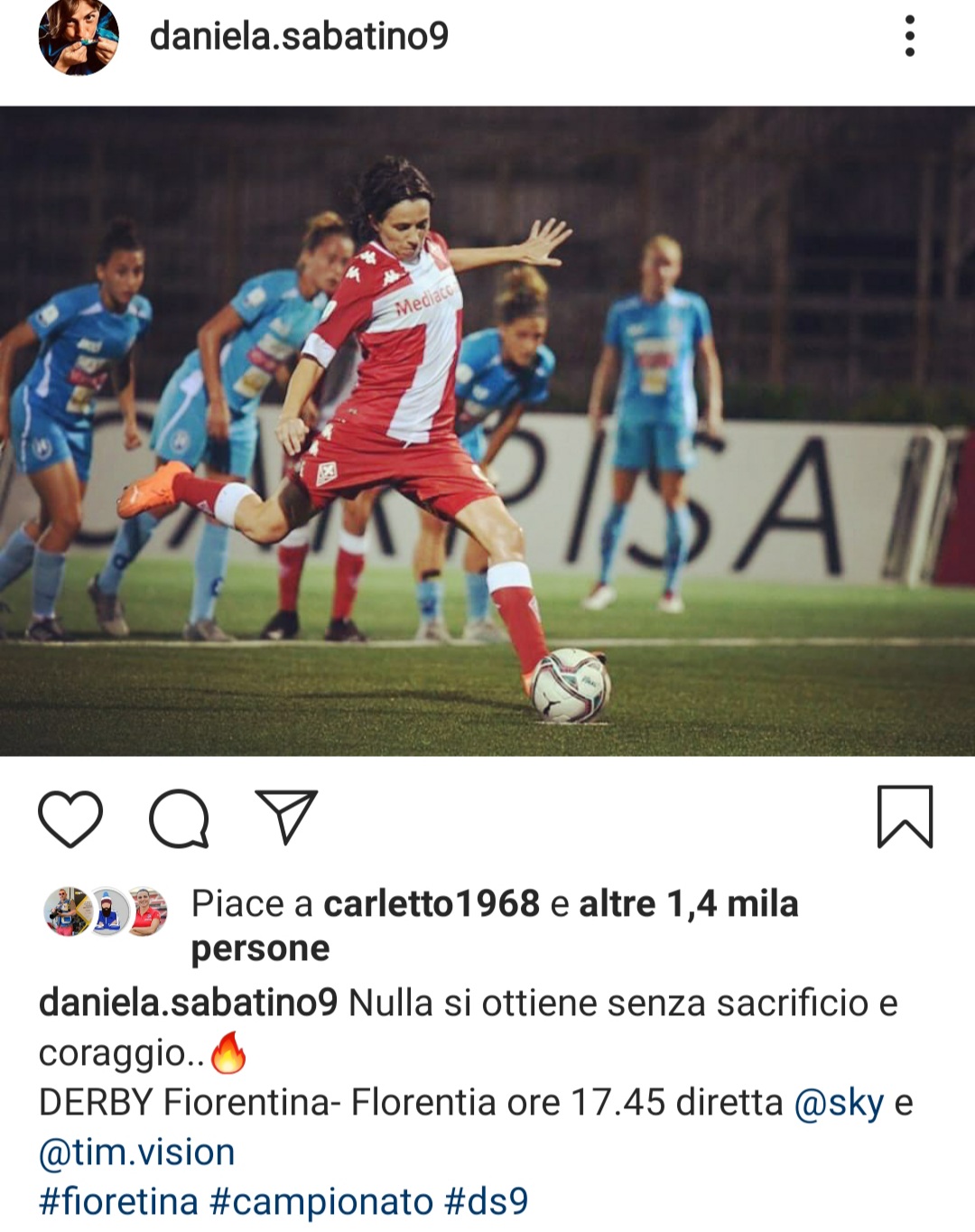 (FOTO) "Nulla si ottiene senza sacrificio e coraggio". Sabatino carica in vista del derby