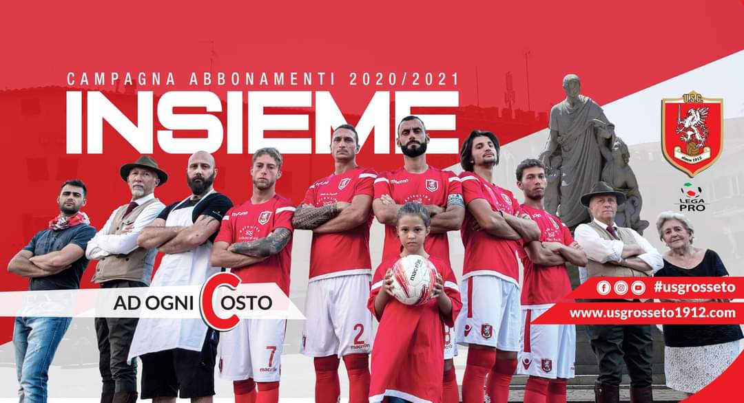 La locandina della campagna abbonamenti del Grosseto 1912