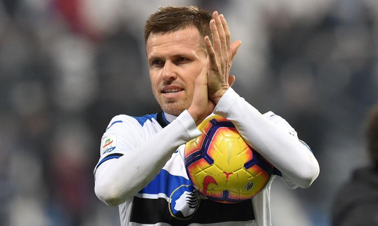 Josip Ilicic con la maglia dell'Atalanta