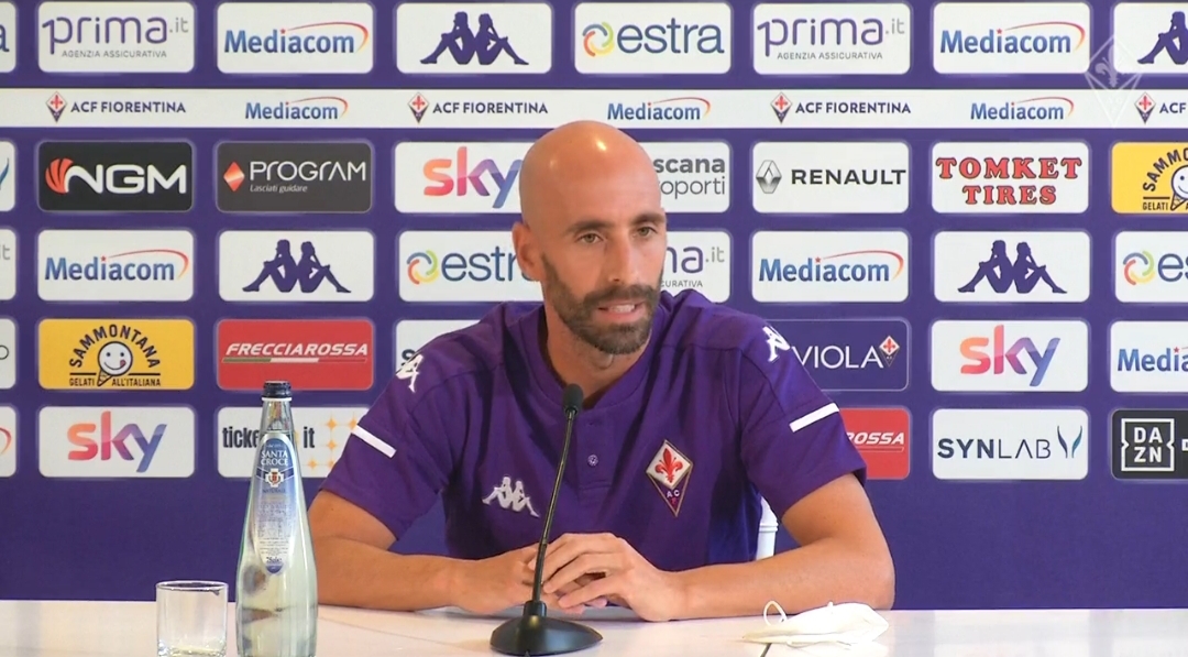La conferenza stampa di presentazione di Borja Valero