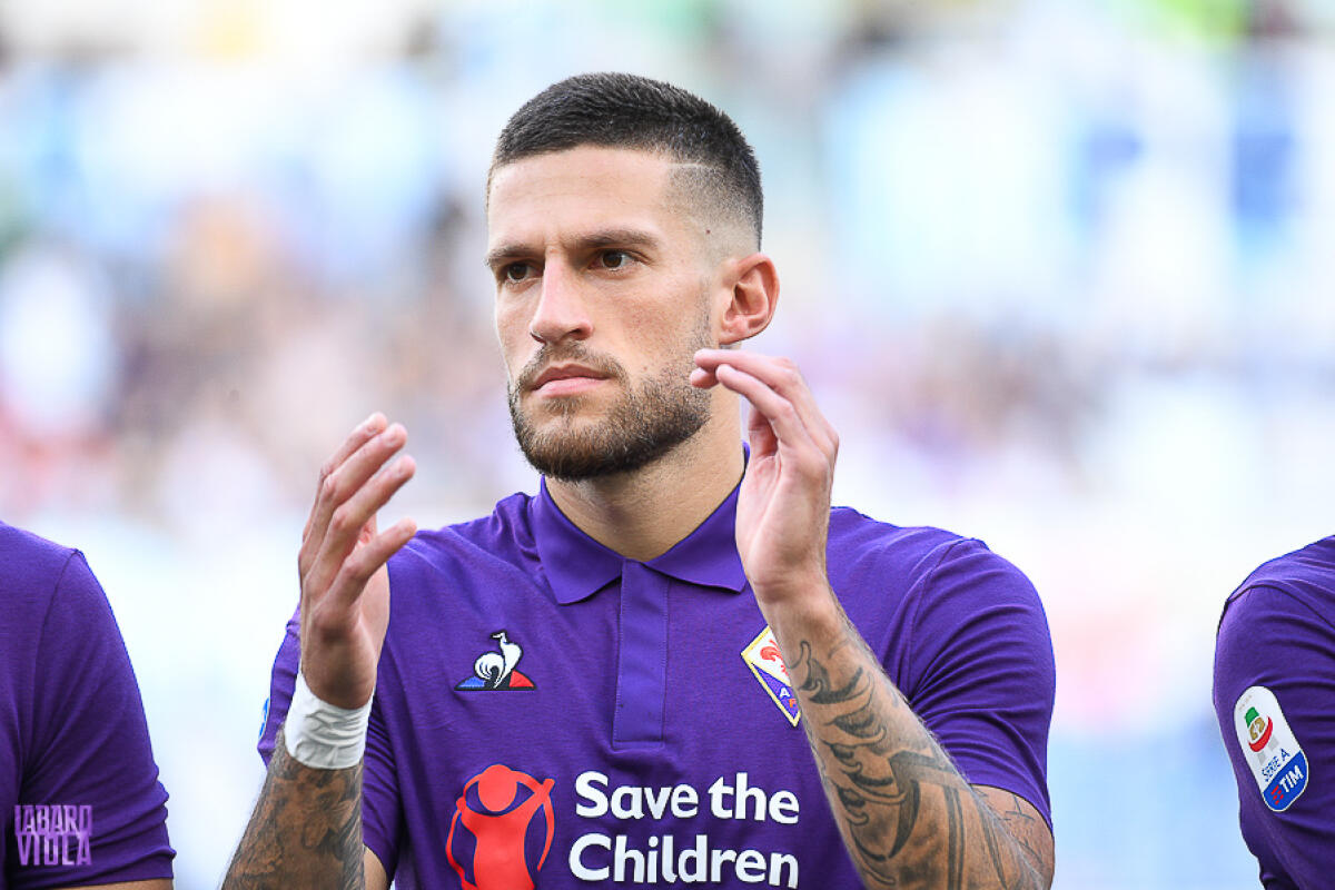 Biraghi da record. Primo difensore ad aver fatto assist e goal in cinque stagioni differenti in Europa - Roma, Stadio Olimpico, 07.10.2018, Lazio-Fiorentina, foto Fiorenzo Sernacchioli. Copyright Labaroviola.com, Biraghi