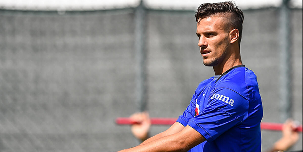 All'83' Sampdoria di nuovo in vantaggio, gran gol di Verre. È 2-1 per i blucerchiati - Temù (Brescia), 11/07/2017
Sampdoria/Ritiro 2017-18 - Allenamento Temù
Valerio Verre