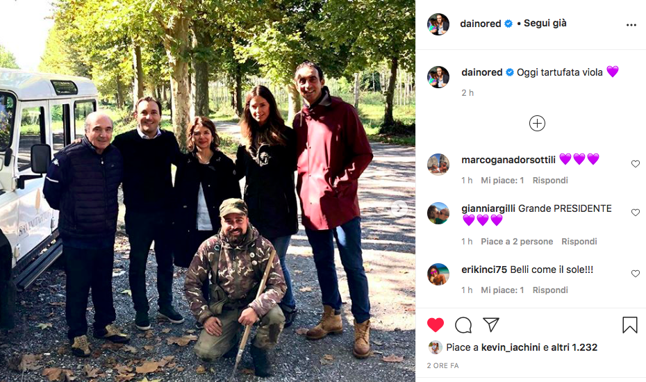 (FOTO): Commisso, giornata di relax in casa Fiorentina: tartufata a tinte viola