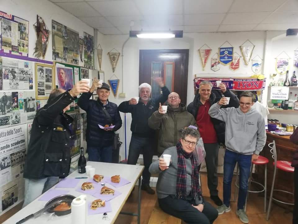 Si festeggia nella sede del Vc Gorizia