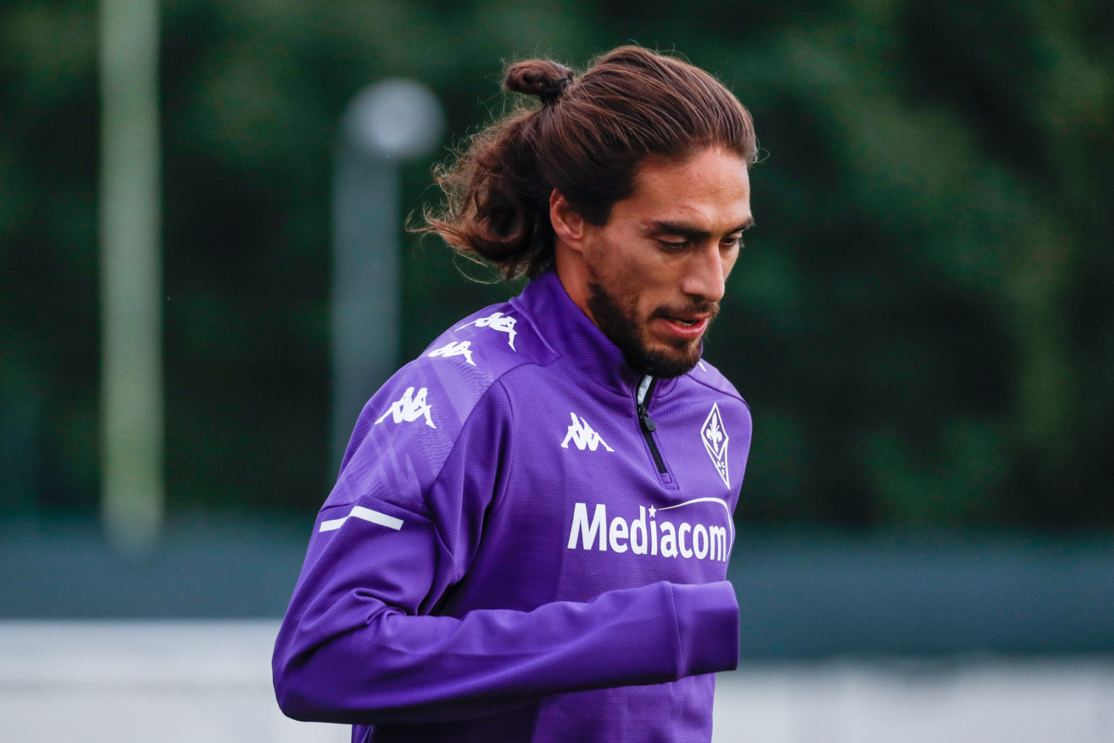 Caceres in allenamento