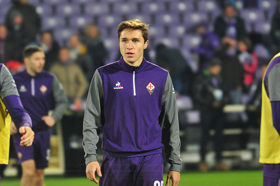 Firenze, stadio Artemio Franchi, 22.12.2016, Fiorentina-Napoli, Foto Fiorenzo Sernacchioli. Copyright Labaroviola.com Federico Chiesa