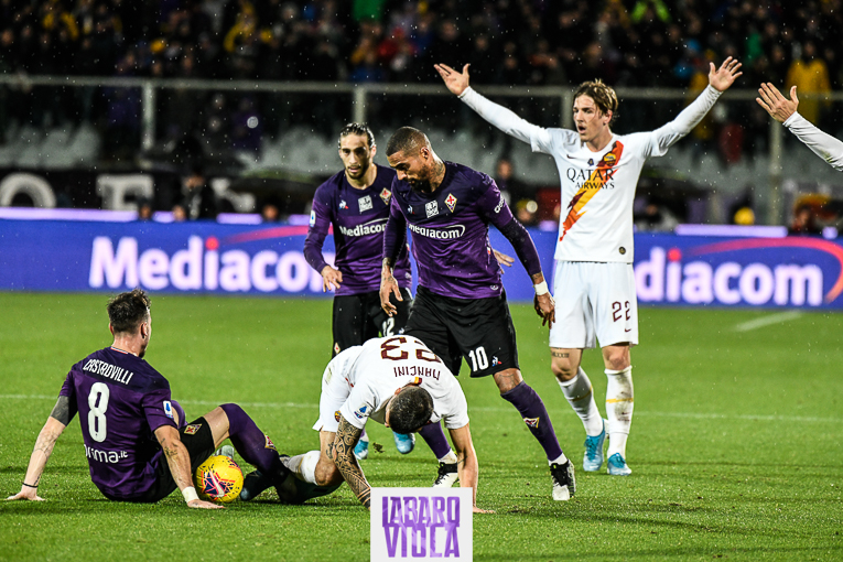 Firenze, stadio Artemio Franchi, 20.12.2019, Fiorentina-Roma, Foto Fiorenzo Sernacchioli. Copyright Labaroviola.com