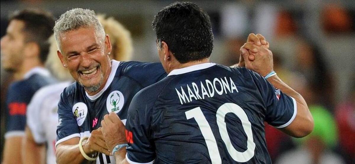 Quando Maradona incoronò Baggio: "Può diventare il numero uno, ha tutte le qualità" - 81433569