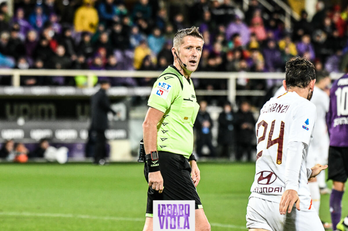 Moviola CorSport, manca il rigore su Pellegrini, ok rosso a M.Quarta, Bonaventura da arancione. Castrovilli... - Firenze, stadio Artemio Franchi, 20.12.2019, Fiorentina-Roma, Foto Fiorenzo Sernacchioli. Copyright Labaroviola.com