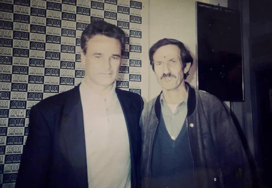 Lo storico presidente Mauro Rosi con Claudio Ranieri