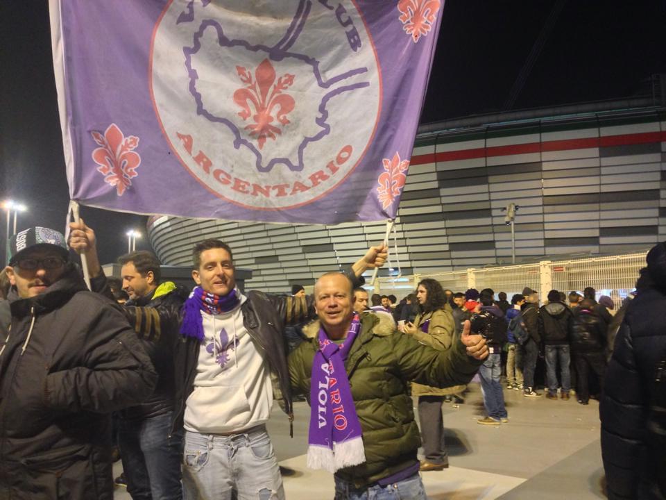 L'attuale presidente Riccardo Alocci in trasferta allo Stadium