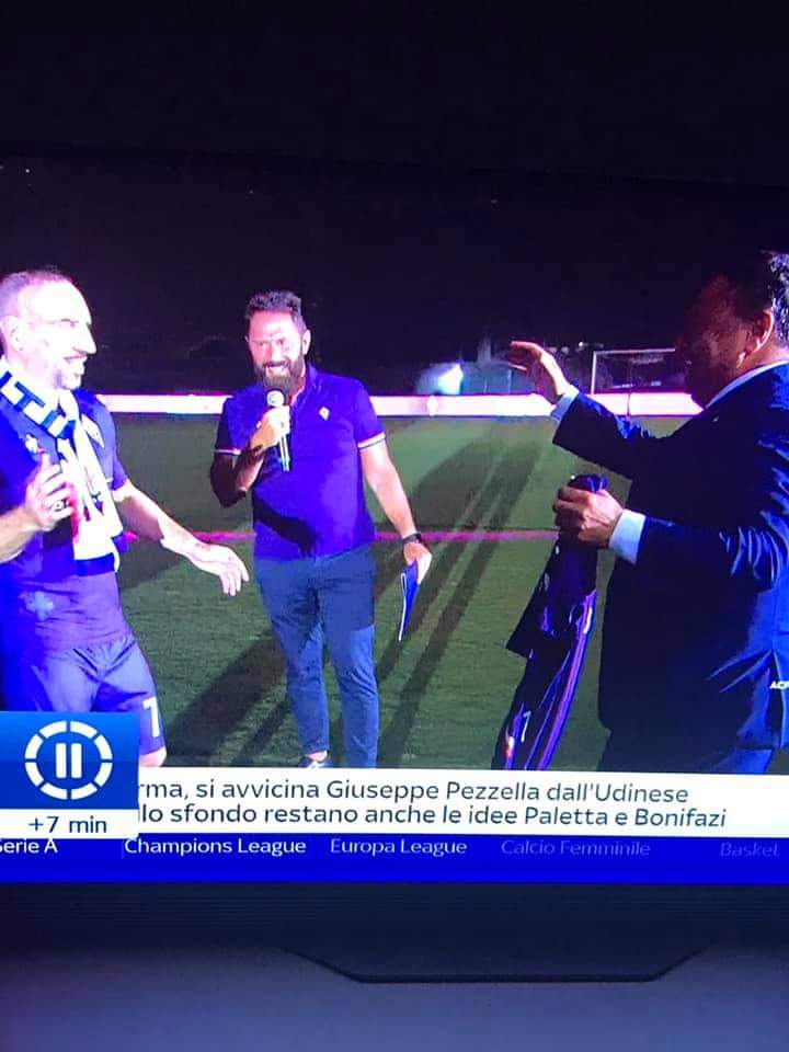 Capasso alla presentazione di Franck Ribery
