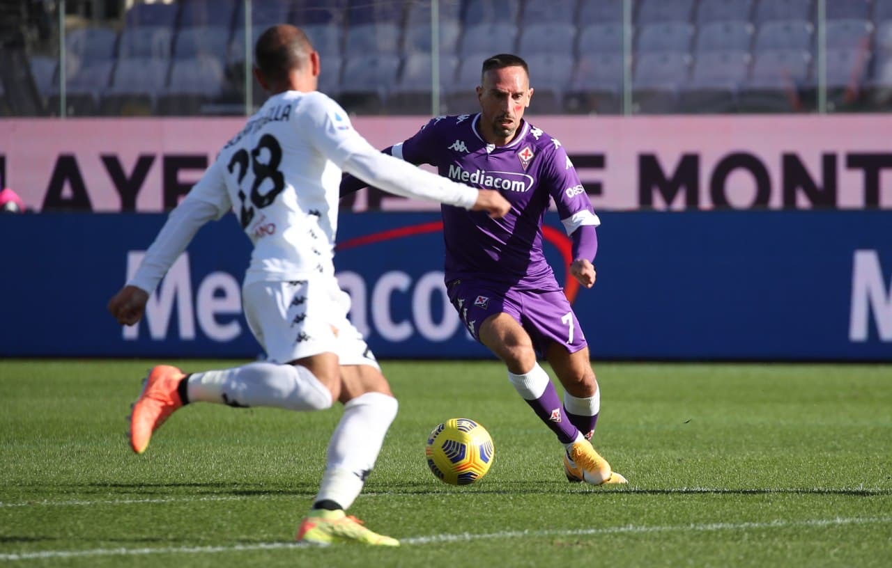 CorFio, Ribery ancora out per infortunio, salterà la sfida di mercoledì contro l'Udinese