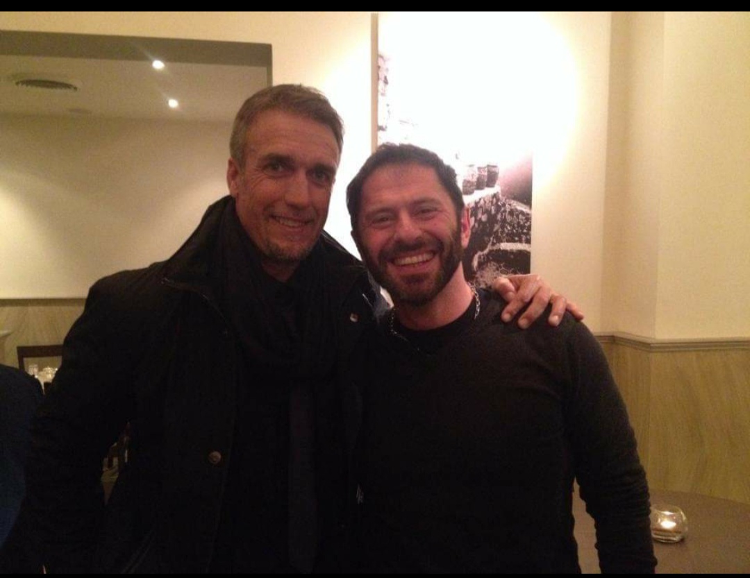Capasso e l'idolo Gabriel Batistuta