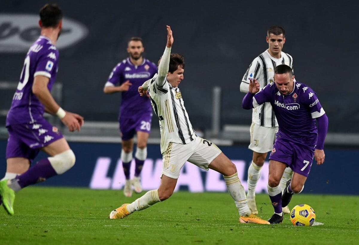 Gazzetta, Juventus stordita, sbagliata la lettura sul ruolo di Ribery, così è arrivato l'1-0 della Fiorentina - Foto di proprietà di ACF Fiorentina. Riproduzione vietata ©️