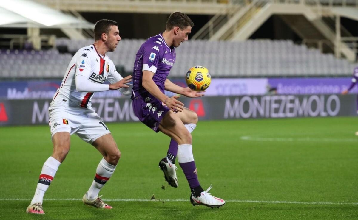 Carnasciali: " Vlahovic gioca con timore. Spero che il pareggio con il Sassuolo sia un punto di partenza" - Foto di proprietà di ACF Fiorentina. Riproduzione vietata ©️