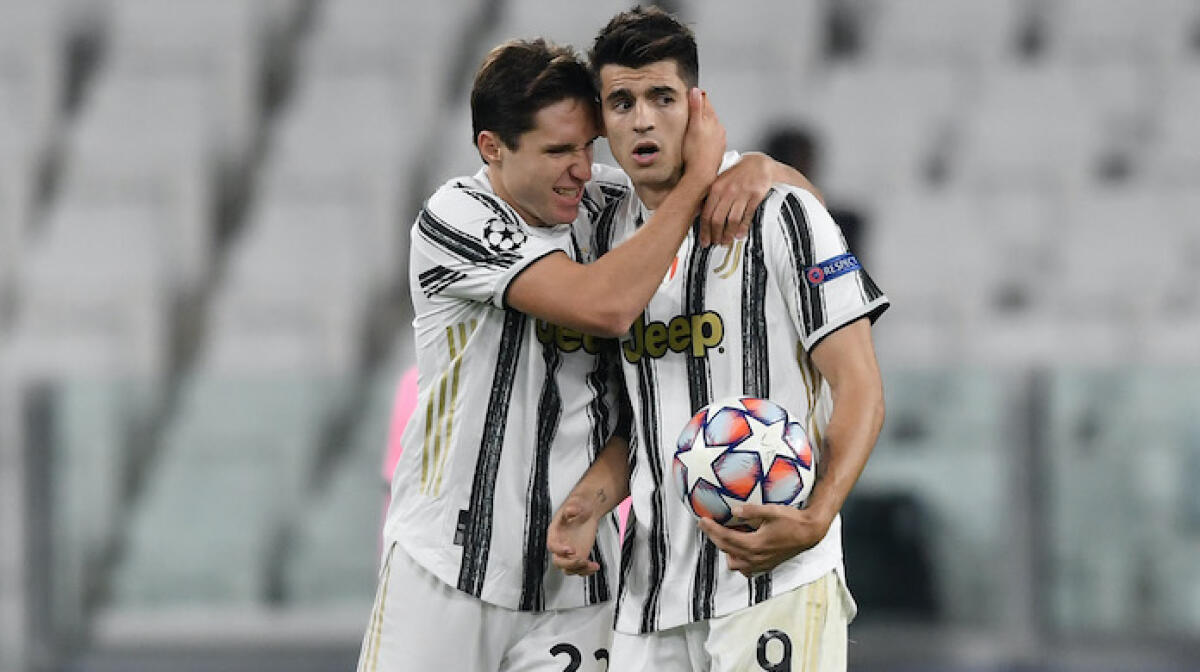 (VIDEO): Chiesa segna il primo gol con la Juventus contro la Dinamo Kiev in Champions League. 1-0 al 20’ - 