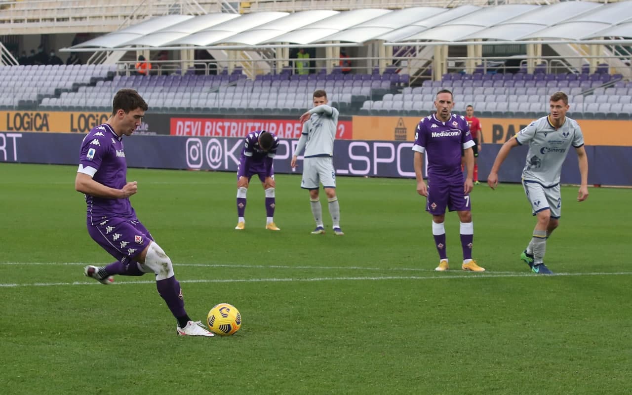 Foto presa dei profili social della Fiorentina
