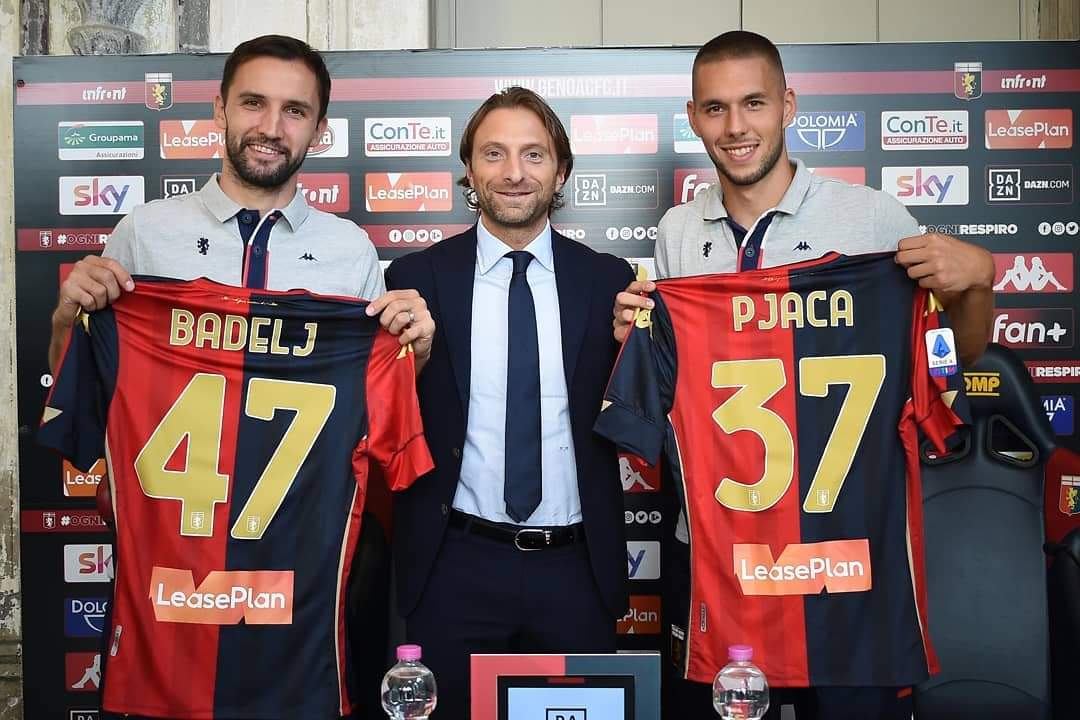 Badelj e Pjaca in rossoblù