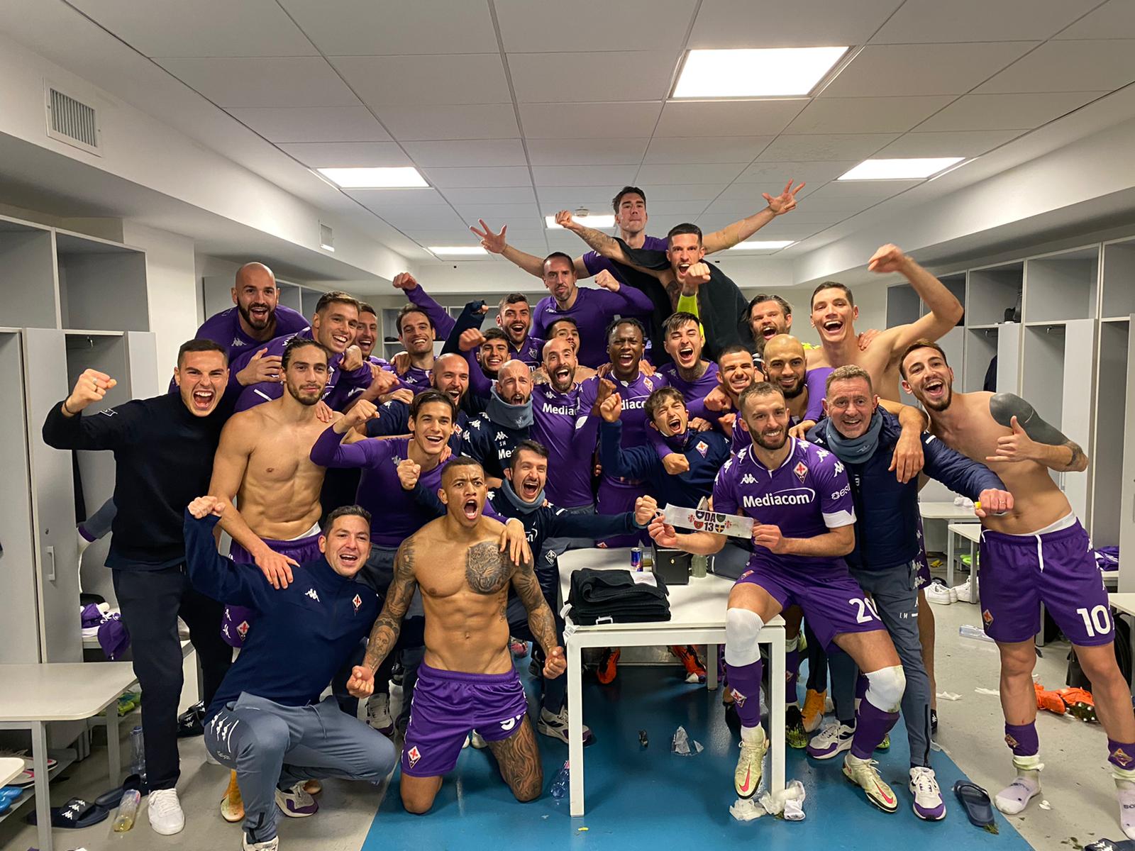 Foto presa dai profili social della Fiorentina