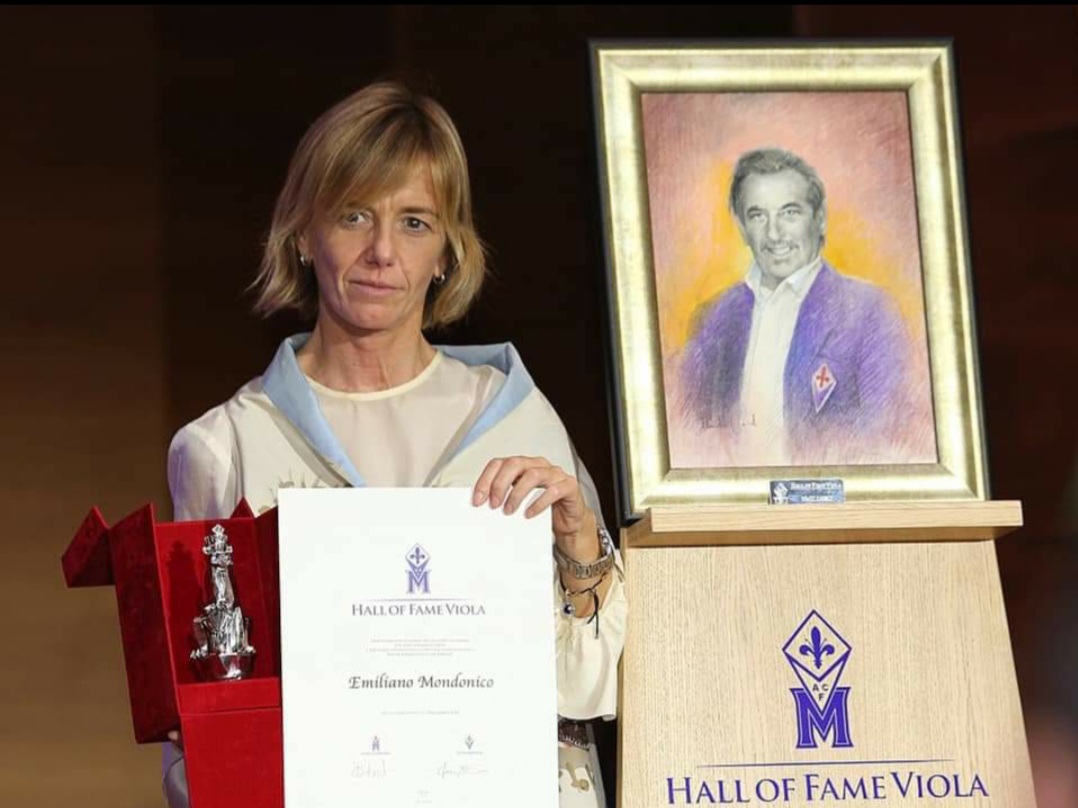 Clara Mondonico alla premiazione Hall of Fame