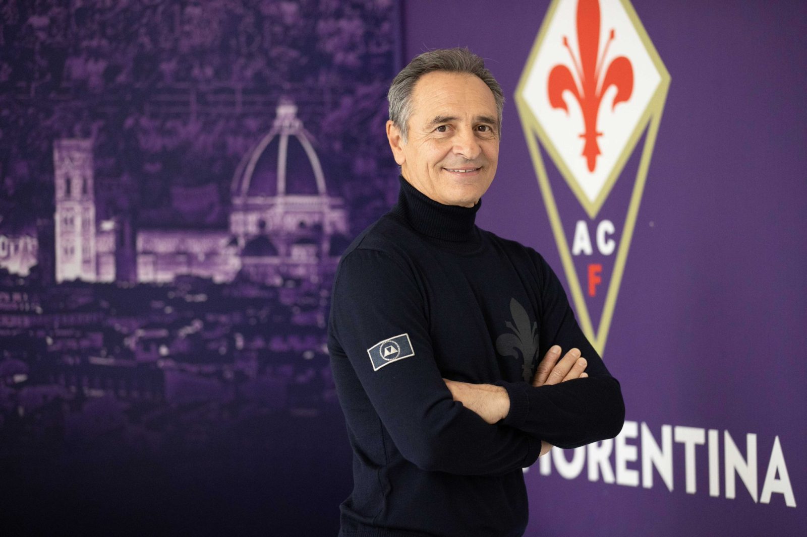Cesare Prandelli, foto dal profilo social AC Fiorentina