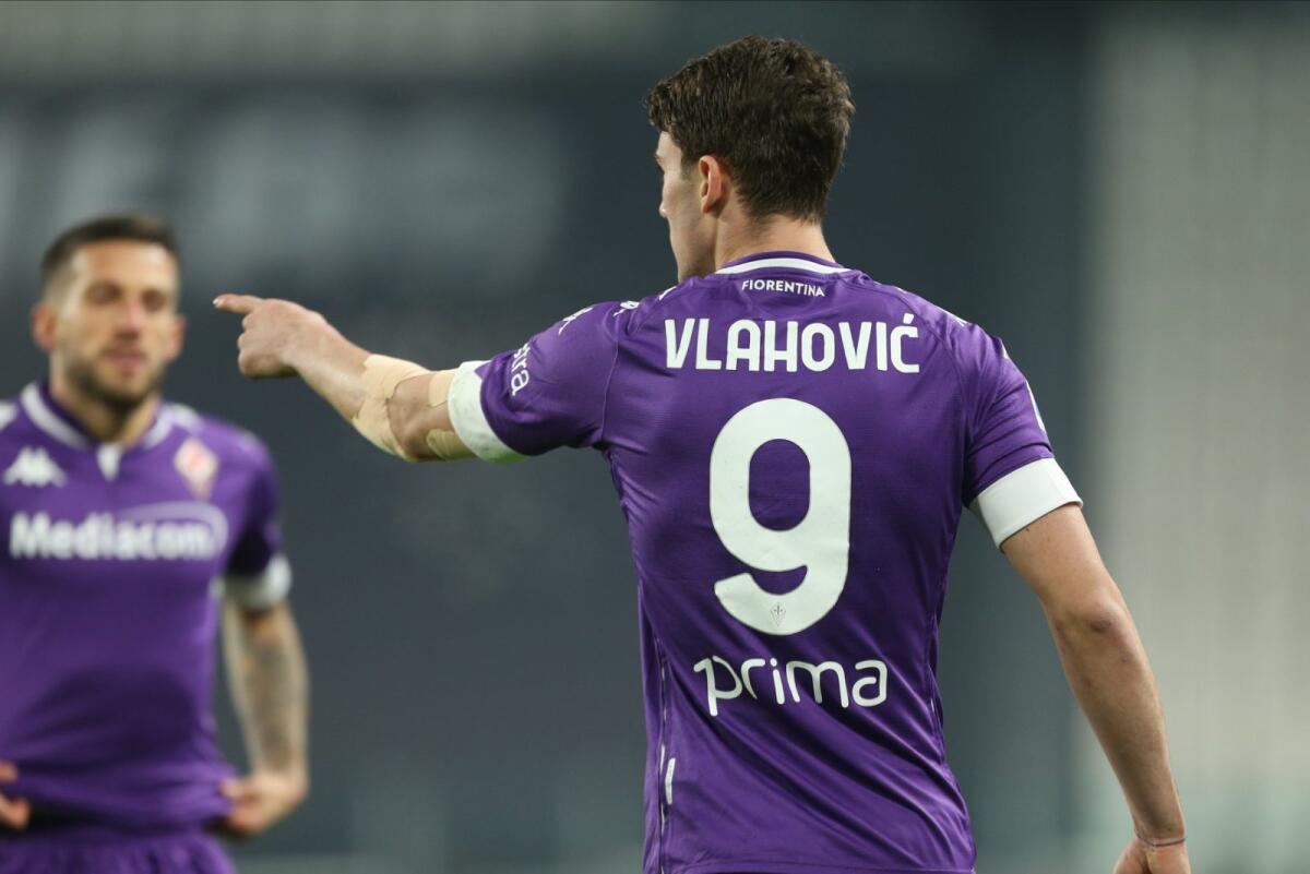All'88' la Fiorentina torna in partita, dal dischetto segna Vlahovic. E' 2-1 Lazio a Roma - Foto di proprietà di ACF Fiorentina. Riproduzione vietata ©️