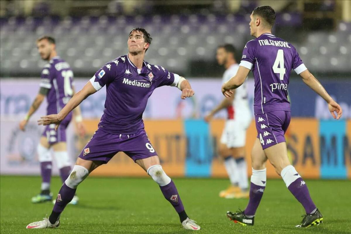 Vlahovic: "Rinnovo? Penso solamente alla Fiorentina. Perché no?" - Foto di proprietà di ACF Fiorentina. Riproduzione vietata ©