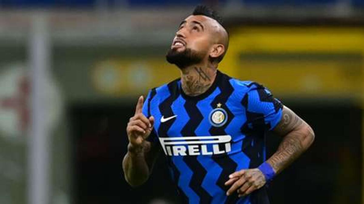 Al 39' Inter in vantaggio contro la Fiorentina al Franchi. Dal dischetto Vidal fa 1-0 - 