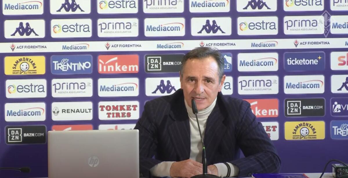 Prandelli: "Abbiamo scontenti. Non voglio giocatori che non giocano altrove. Giocheremo cosi" - Foto di proprietà di ACF Fiorentina. Riproduzione vietata ©