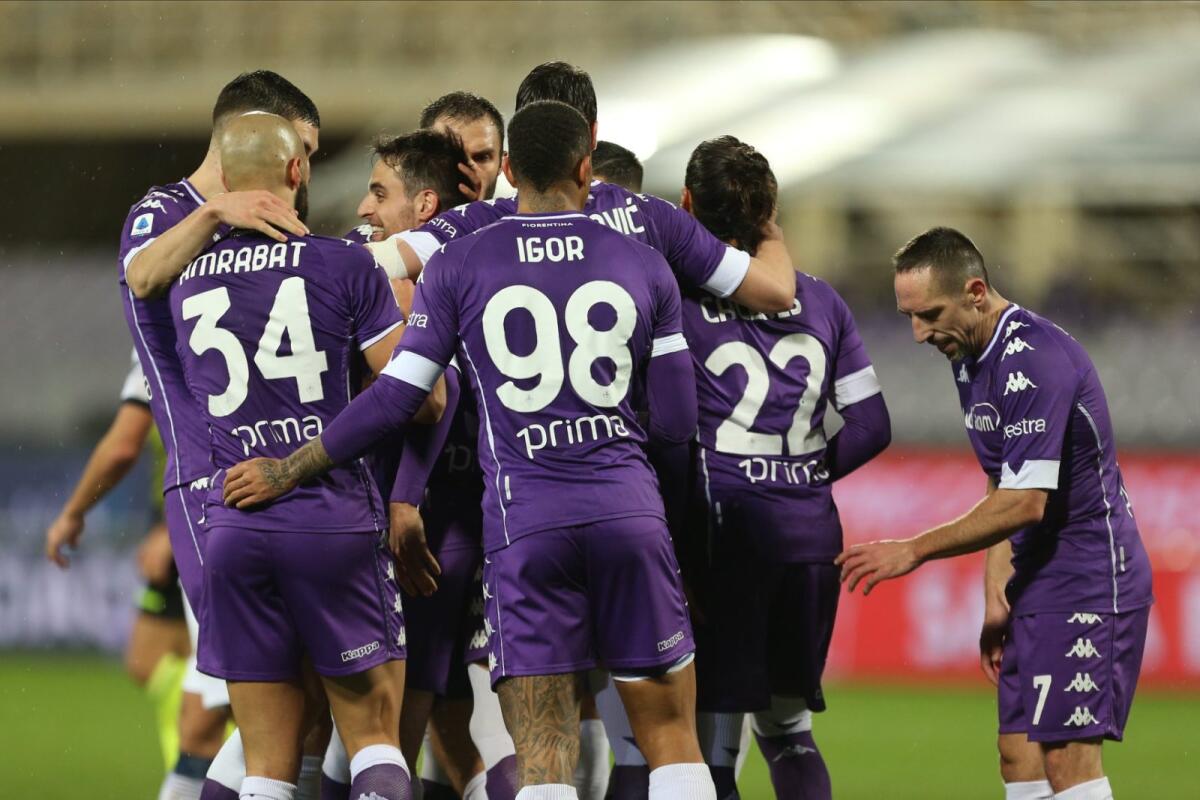 La viola termina il girone d'andata con 21 punti come nella scorsa stagione - Foto di proprietà di ACF Fiorentina. Riproduzione vietata ©