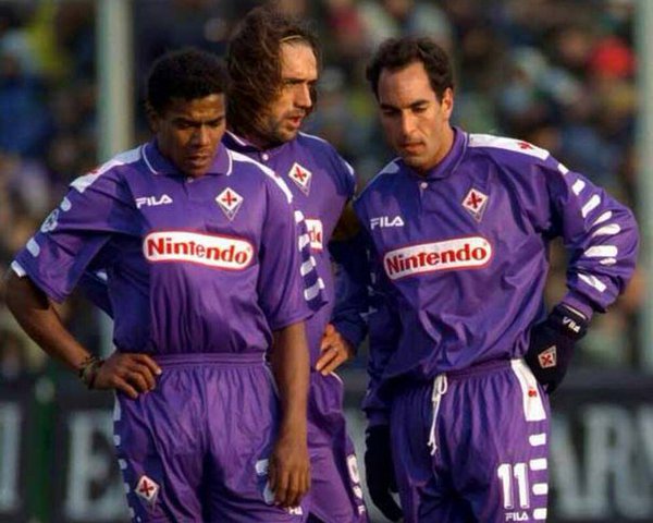 Edmundo, Oliveira e Batistuta