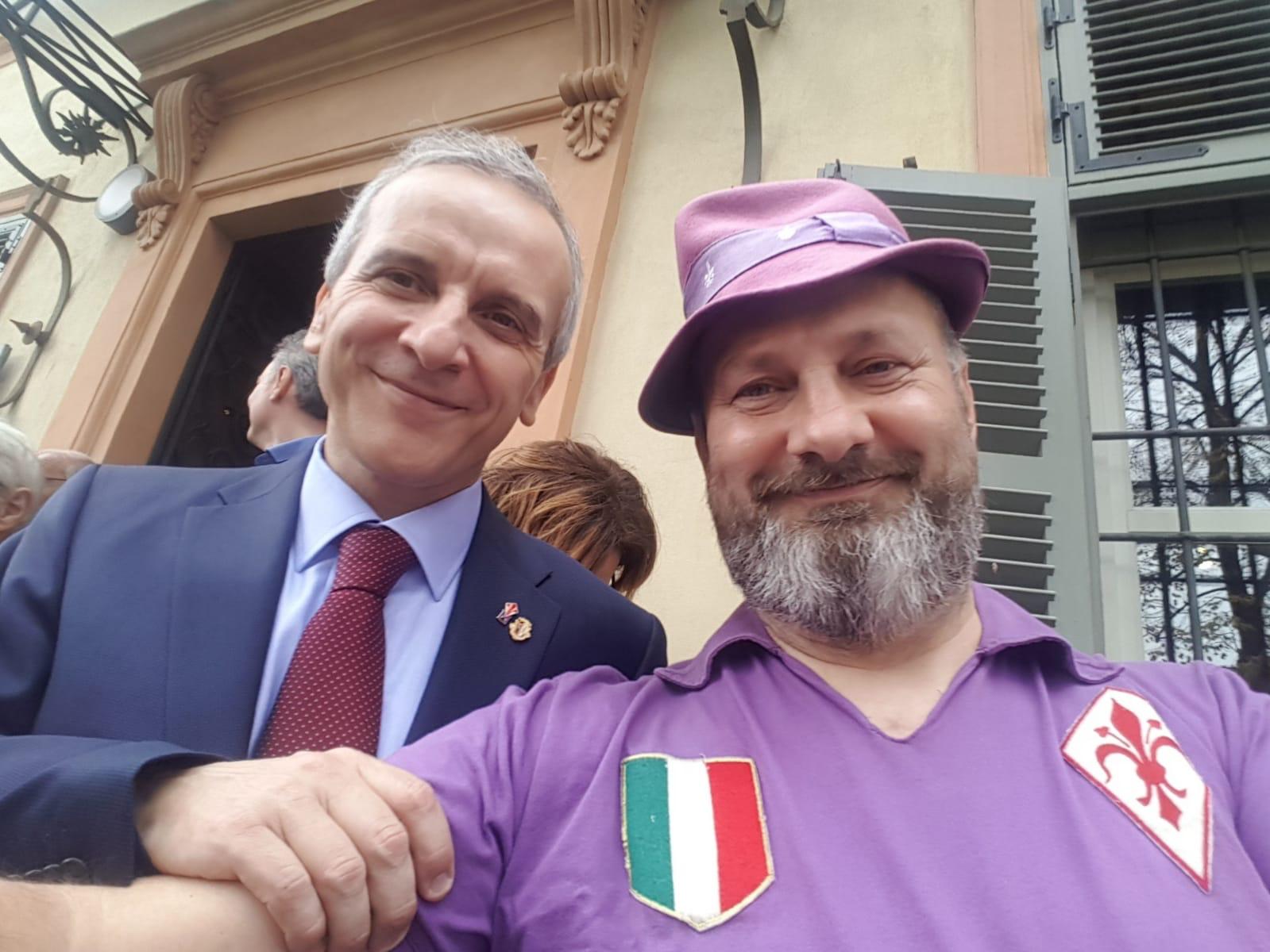 Giampaolo Muliari con Marco Baratti del "Firenze nel nord"