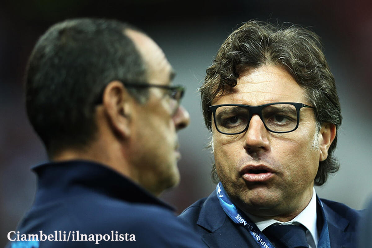 Da Napoli, la Fiorentina contatta Giuntoli, obiettivo riformare la coppia con Sarri allenatore viola - Play-Off Champions League - Nizza v Napoli / Foto Matteo Ciambelli