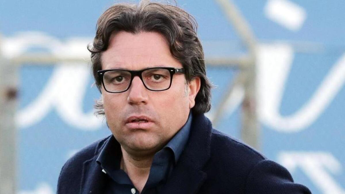 Giuntoli: "Futuro? Vedremo a fine stagione, ora pensiamo solo a lavorare. Gattuso? Idem" - (ARCHIVIO)
Il direttore sportivo del Carpi, Cristiano Giuntoli, prima della partita del campionato di serie B Carpi-Bologna allo stadio Sandro Cabassi di Carpi (Mo), in una immagine del 01 aprile 2015. ANSA/ELISABETTA BARACCHI