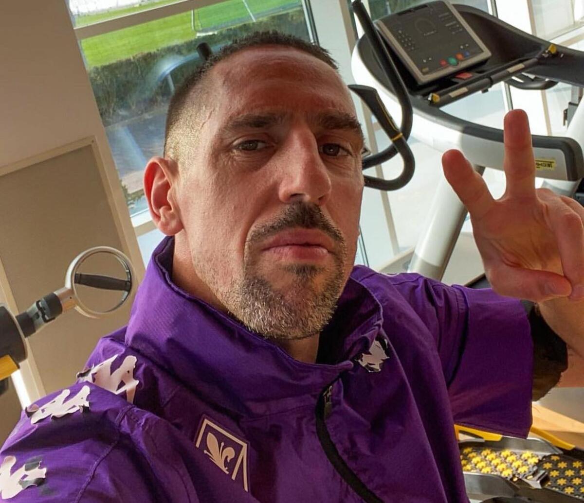 (FOTO): Ribery e Vlahovic si sono allenati in palestra nel giorno libero concesso da Prandelli - 