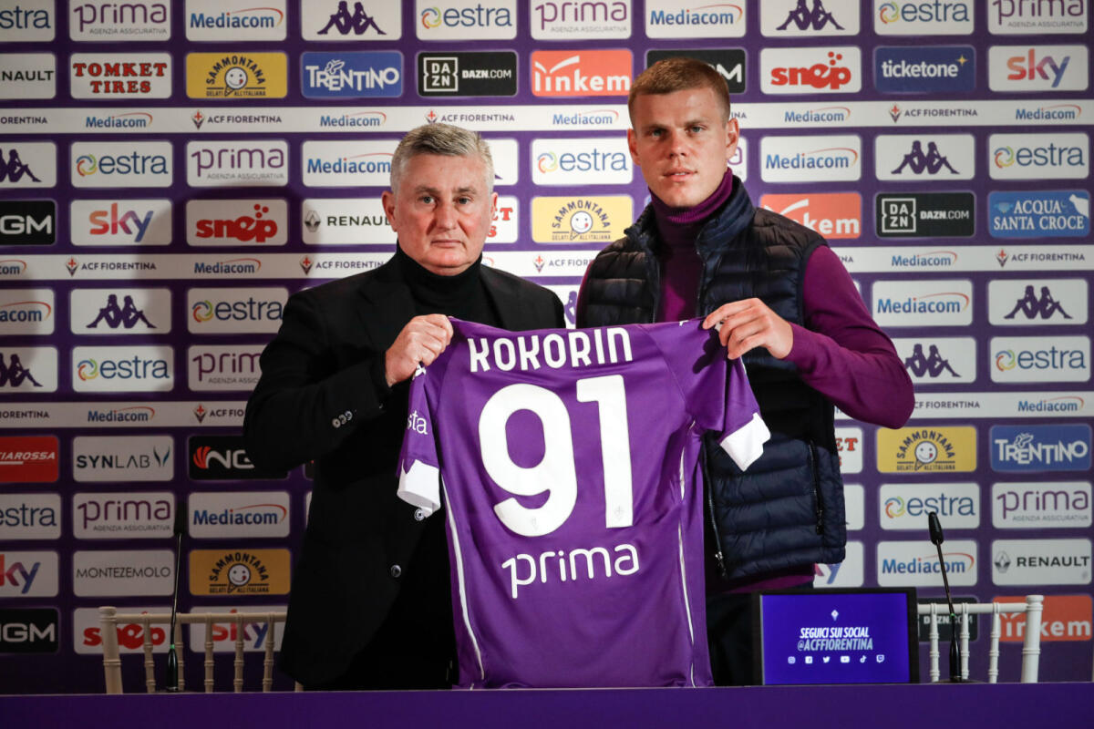 Gazzetta dello Sport, Fiorentina, il mercato invernale è da 6,5 grazie al colpo Kokorin - Firenze, conferenza stampa di presentazione di Aleksandr Kokorin 2021 01 27 © Lorenzo Berti/Massimo Sestini