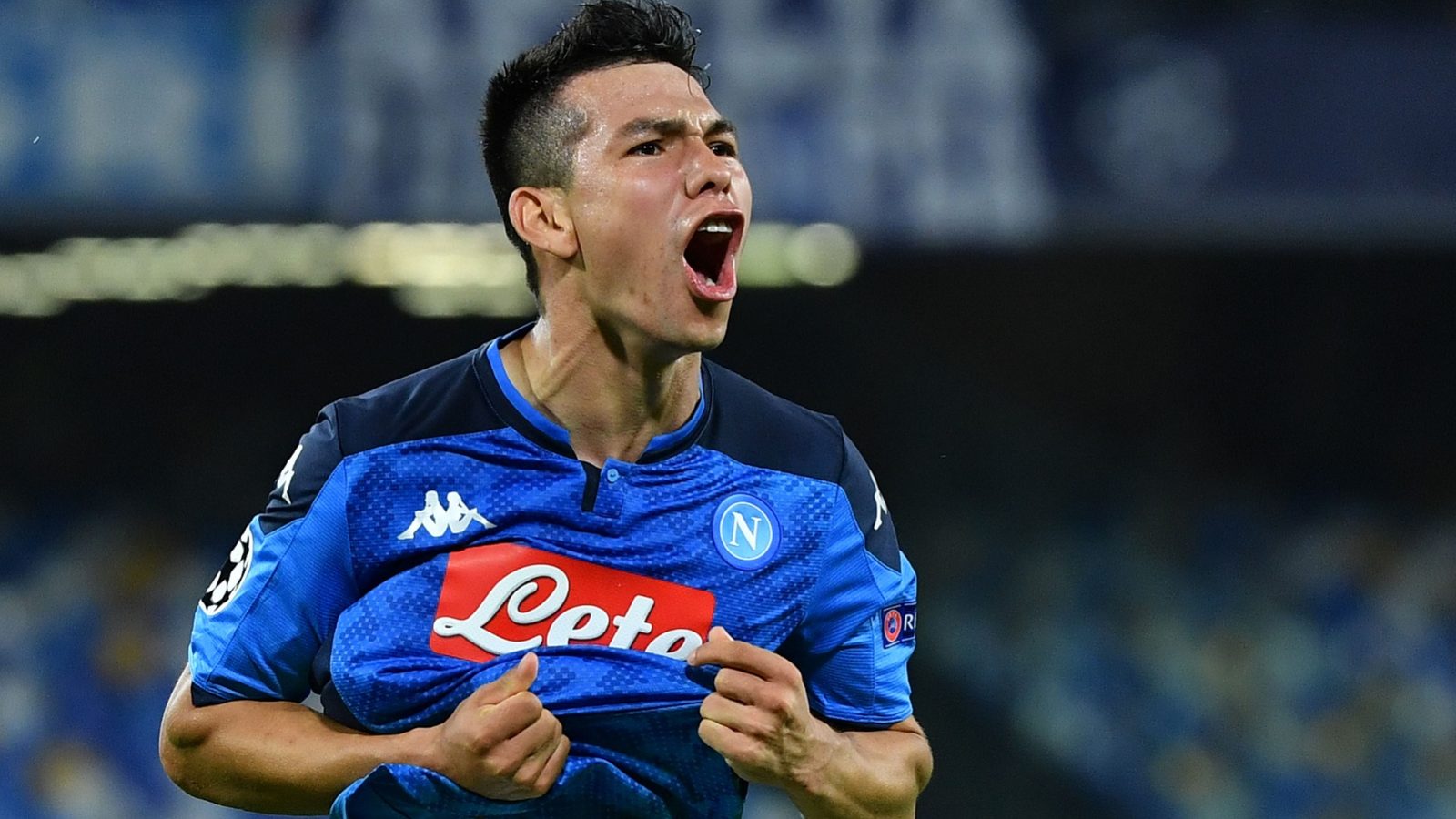 Napoli's Mexican forward
