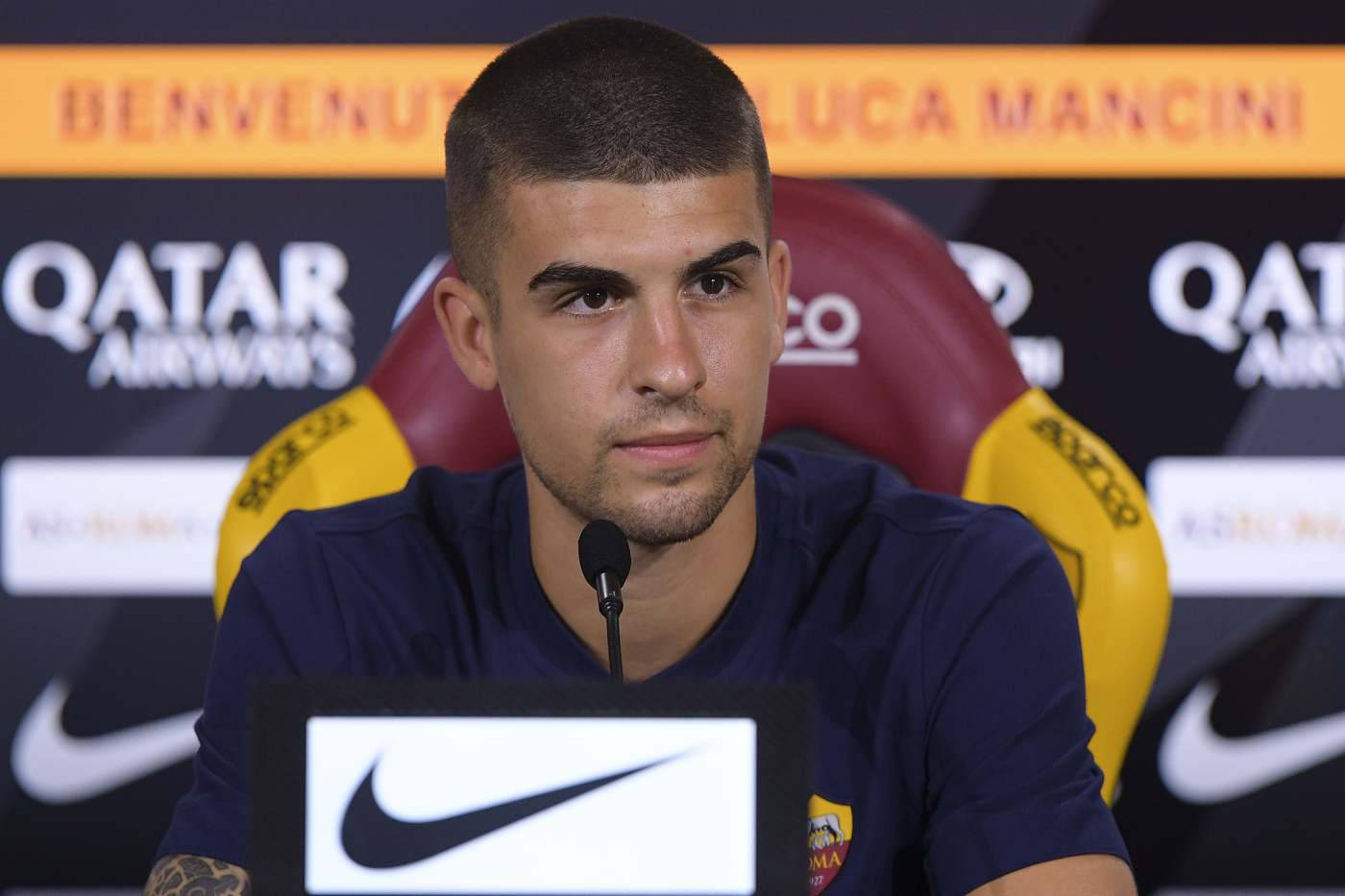 Gianluca Mancini difensore della Roma