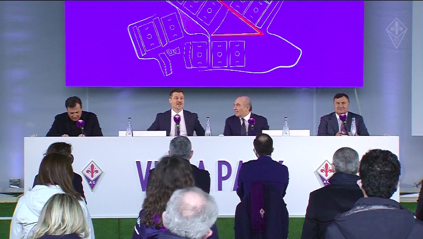 Casini: "Viola Park? Uno degli investimenti più importanti nel territorio fiorentino. Segnale di speranza"