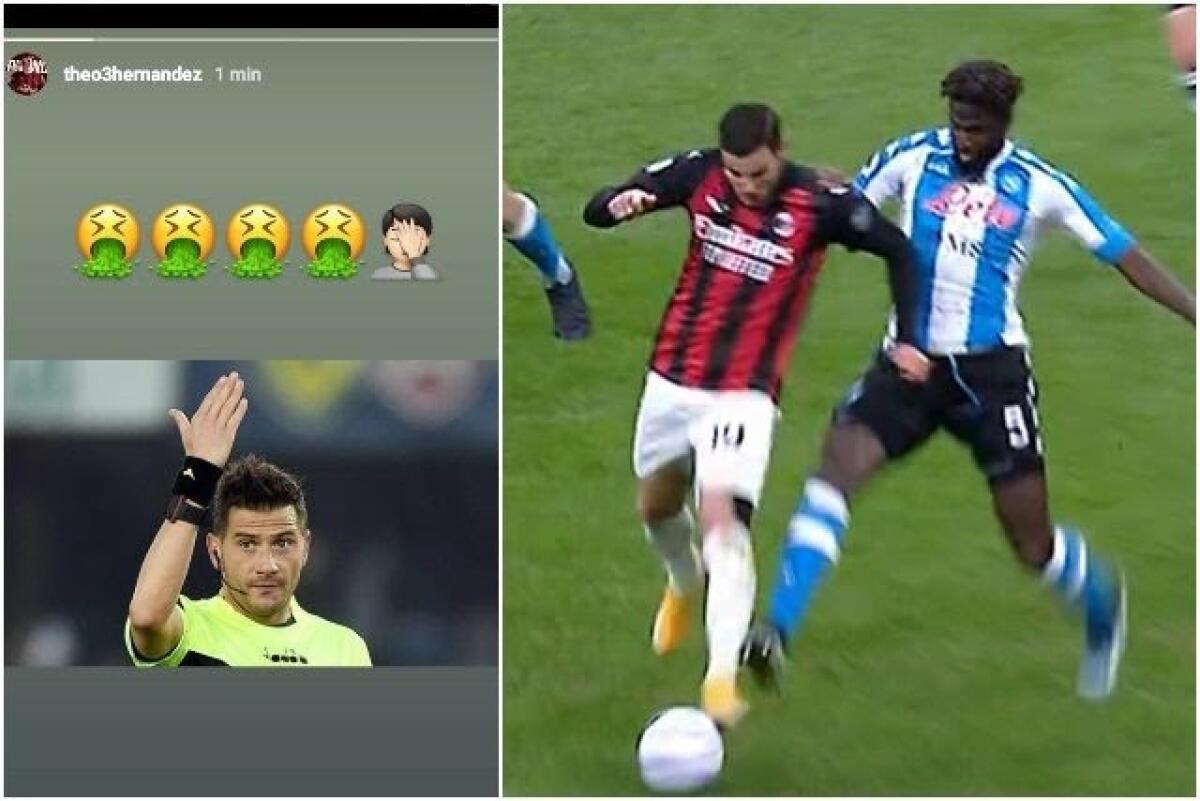 La Procura della Figc indaga sulla storia di Theo Hernandez contro l'arbitro, rischia squalifica contro la Fiorentina - 