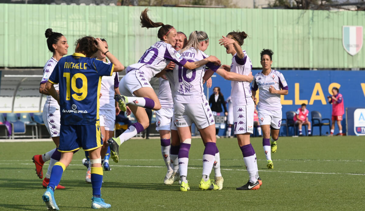 La Fiorentina Femminile torna alla vittoria, 2-0 contro l'Hellas Verona. Ora è quinta in classifica - Foto di proprietà di ACF Fiorentina. Riproduzione vietata ©